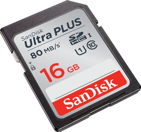 Customer Reviews: SanDisk Ultra PLUS 16GB SDHC UHS-I Memory Card ...