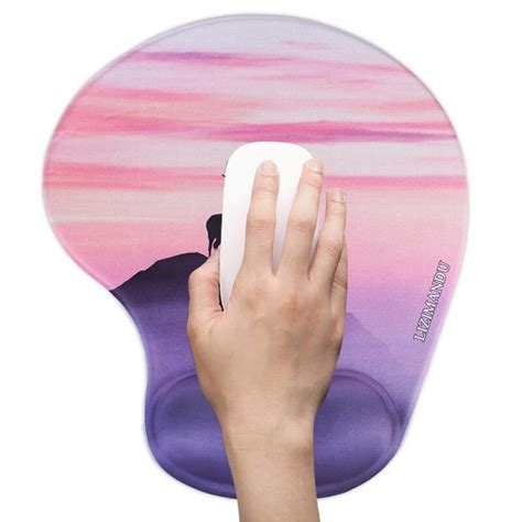 Silicone Gel Wrist Rest Mouse Pad - with Full Color Printing Option