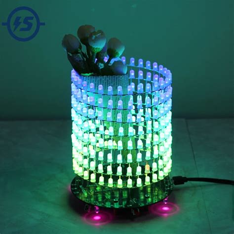 Aliexpress.com : Buy RGB LED Matrix Dream Light Circle DIY Kit Music ...