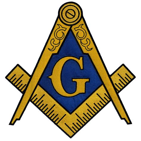 Large Masonic Symbol Embroidered Patch | PatchAddict