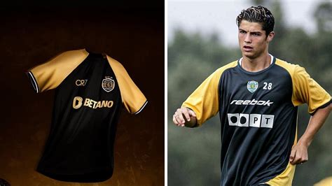 Sporting CP Unveil New Cristiano Ronaldo-inspired Jersey with CR7 ...