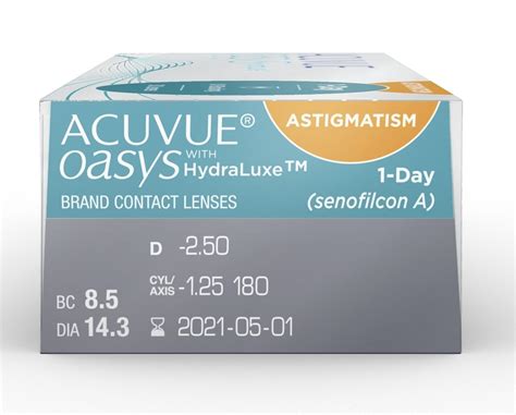 Acuvue Oasys 1-Day for Astigmatism (90) Contact lenses | Interlenses.com