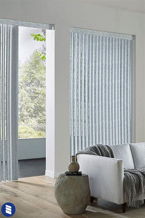 Blinds.com S Shaped Vinyl Vertical Blinds | Blinds.com | Living room ...