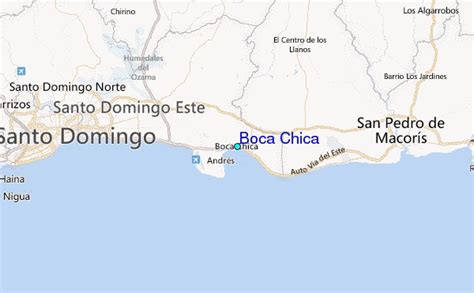 Boca Chica Dominican Republic Map - Hiking In Map