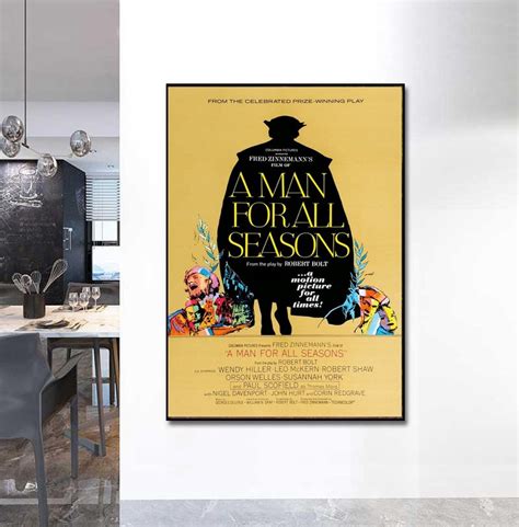 A Man for All Seasons Movie Poster Canvas Poster Art Wall No Frame - Etsy