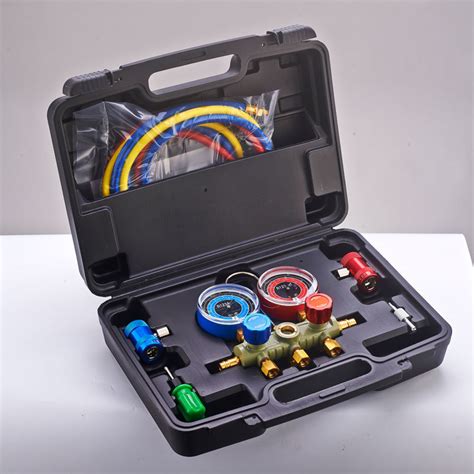 Digital Manifold Set Gauge Pressure and Vacuum Gauge - China Tester and ...