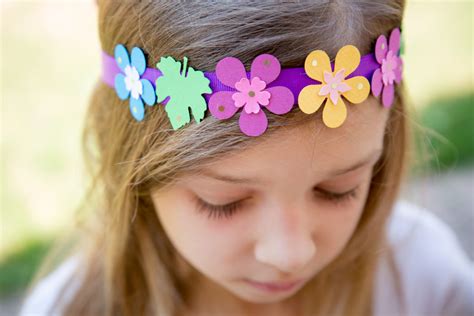 Kids DIY Paper Flower Headband - Celine Lunakim