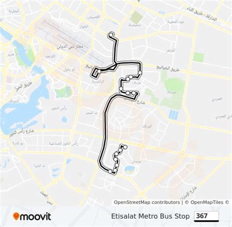 367 Route: Schedules, Stops & Maps - Etisalat Metro Bus Stop (Updated)