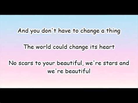 Alessia Cara Scars To Your Beautiful Lyrics - Photos Idea