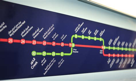 Dubai Metro Red Line map | Time Out Dubai