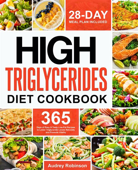 High Triglycerides Diet Cookbook: 365 Days of Easy & Tasty Recipes to ...