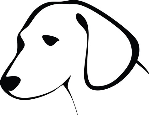 dog heads - Clip Art Library