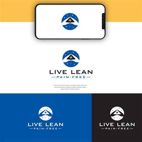 Elegant, Playful Logo Design for Live Lean Pain-Free by victipedia ...