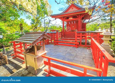 Benzaiten Shrine Springtime Stock Photo - Image of hachiman, kanagawa ...