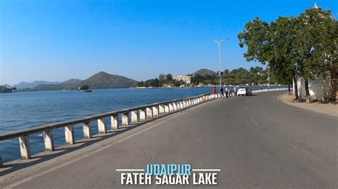 4K Drive in Udaipur - City of Lakes | Fateh Sagar Lake - YouTube