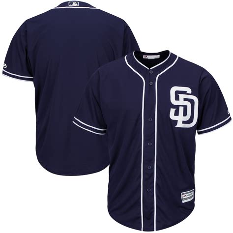 Majestic San Diego Padres Navy Big & Tall Alternate Cool Base Replica ...