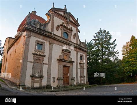 Italy, Tuscany, Seggiano (GR), Santuario della Madonna della Carità ...