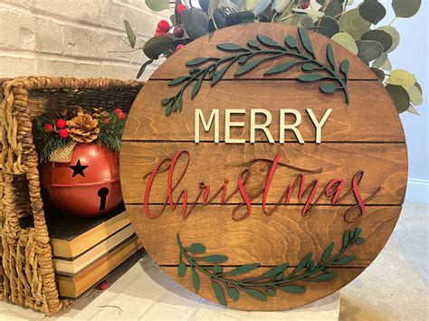 Merry Christmas Sign / Wooden Signs / Holiday Gifts / Gifts | Etsy