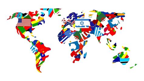 World Flag Map 2492337 Vector Art at Vecteezy