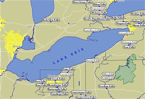 Map Of Lake Erie Ontario - Dione Frankie