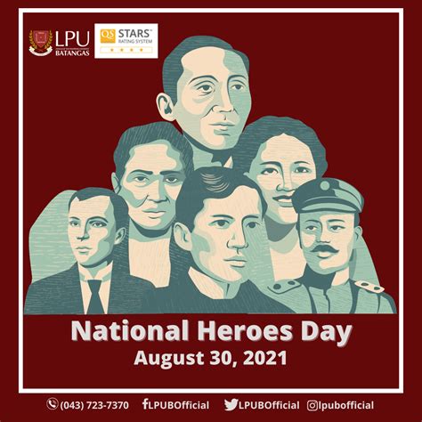 National Heroes Day - Lyceum of the Philippines University - Batangas