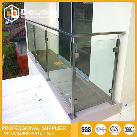 Modern Design Stainless Steel Baluster Balcony Glass Railing/Handrail ...