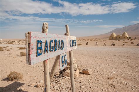 Bagdad Cafe Sign Photograph by Iordanis Pallikaras