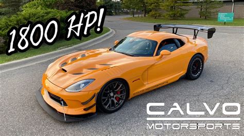 1800HP CALVO MOTORSPORTS TWIN TURBO VIPER ACR REVIEW! *FREAKSHOW* - YouTube