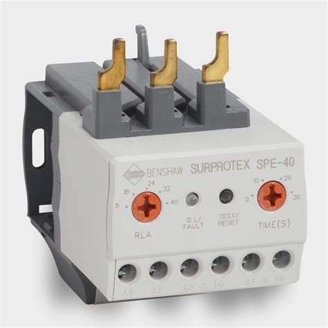 SPE Series Electronic Overload Relay (Class 1-30 - 4.4 - 22A - Separate ...