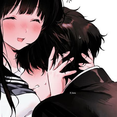 Cute Anime Couples Aesthetic Hyouka Matching Pfp Matching Pfp Hyouka ...