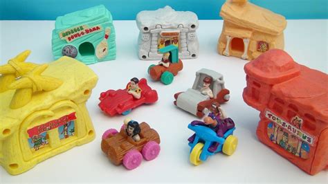 MCDONALD'S 1993 FLINTSTONES HAPPY MEAL TOY COLLECTION VIDEO REVIEW ...