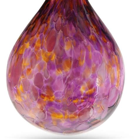 "Purple Rain Raindrop Ornament" Hand-Blown Glass Ornament from Glass ...