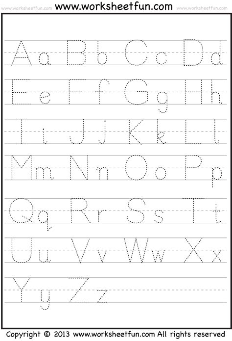 Alphabet writing worksheets, Tracing worksheets free, Letter tracing ...