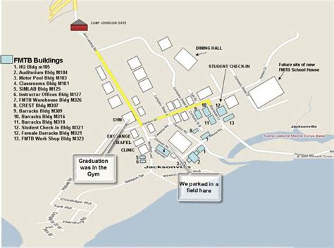 Camp Lejeune Map With Building Numbers - Maping Resources