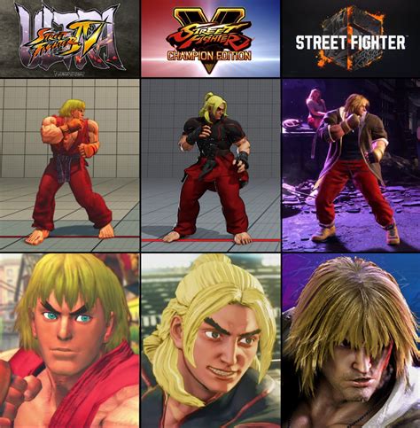 Fighting-Games Daily on Twitter: "Street Fighter 6 - Ken Comparison🧐 ...