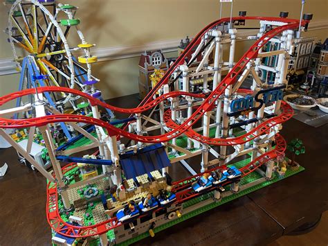 Just finished the roller coaster after 3 days of building :) : r/lego