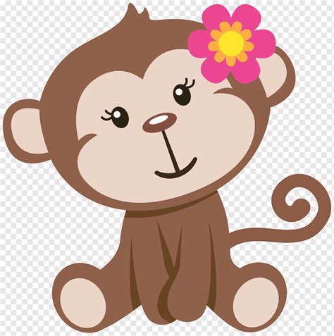 Baby Girl Monkey Clip Art Images