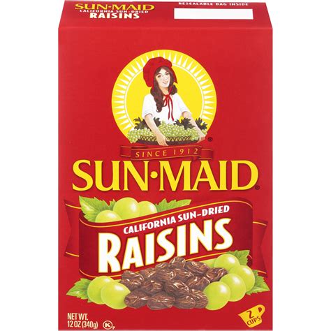 Sun-Maid California Raisins, 12 Oz - Walmart.com