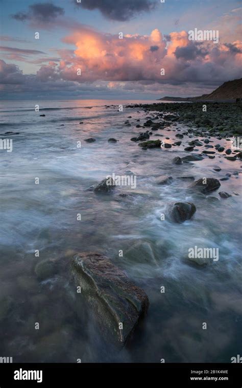 Dramatic coastal scenery and light on the Isle of Man, Irish Sea, UK ...