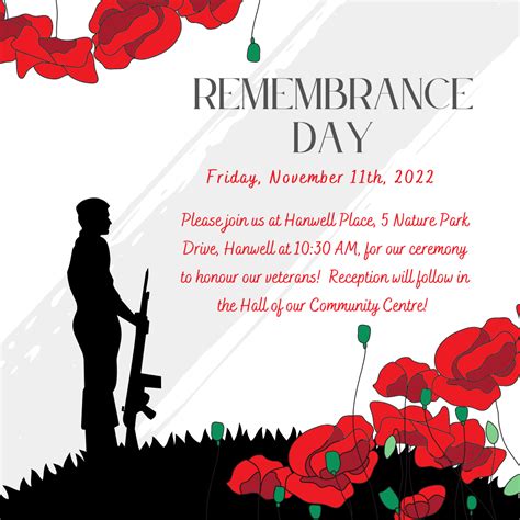 Remembrance Day Ceremony – Hanwell Rural Community