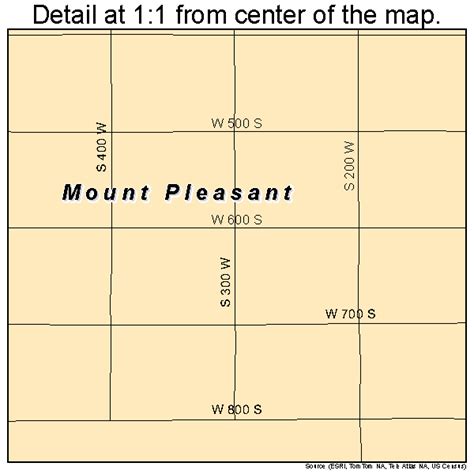 Mount Pleasant Utah Street Map 4953010