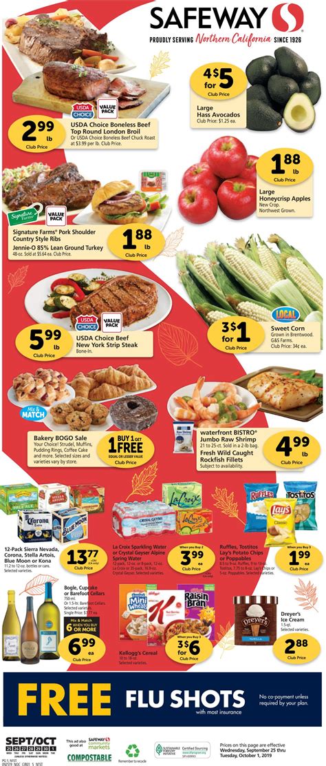 Safeway Current weekly ad 09/25 - 10/01/2019 - frequent-ads.com