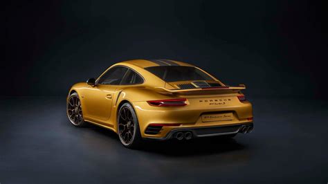 This Porsche 911 GTS Secretly Uses 911 Turbo S Exclusive Gold Yellow ...