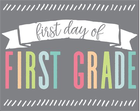 Freebie: First Day of School Signs | Jumping Jax Designs