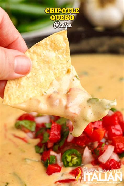 Chipotle Queso Blanco Cheese Dip Copycat Recipe - The Slow Roasted Italian