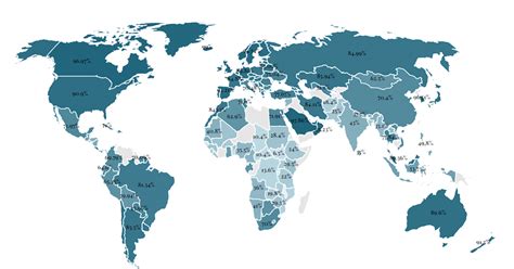 Internet Users by Country 2023 - Wisevoter