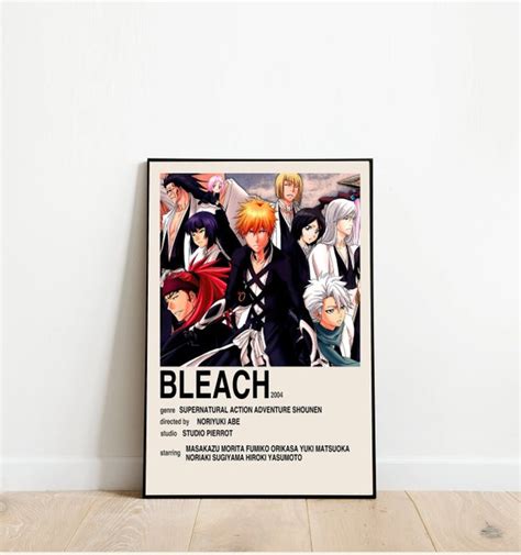 Bleach Poster Bleach Anime Poster Kurosaki Ichigo Poster - Etsy