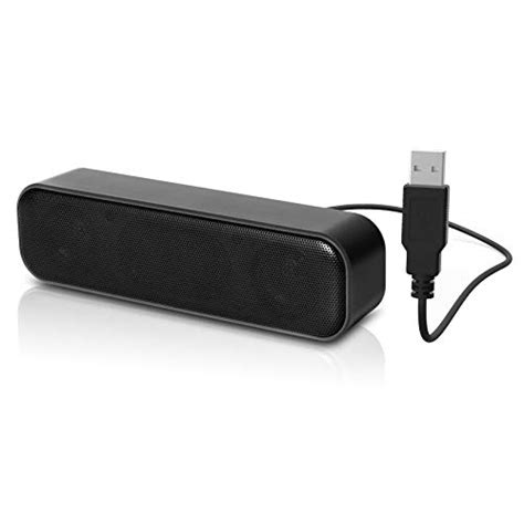 [Upgraded] USB Computer /Laptop Speaker with Stereo Sound & Enhanced ...