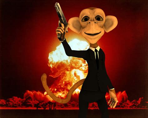 Monkey with a gun by Simidae on DeviantArt