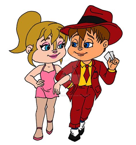 Alvin Brittany's Date Night (colored) by Peacekeeperj3low on DeviantArt